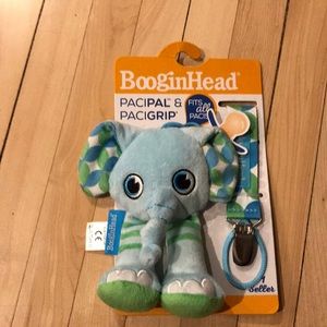 BooginHead Elephant pacifier clip